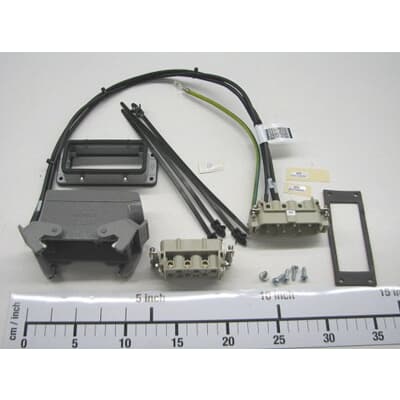 ABB机器人配件 ABB配件原厂型号 3HAC025470-004 Harting connector