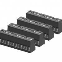 SIMATIC S7-1200，备件， 镀锌输入/输出接线盒， 右侧有编码， CPU 1214C/1215C 输出侧， （4 件每件含 12 螺钉