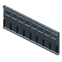 西门子PLC|SIMATIC S7-1500 / ET 200MP 有源背板总线 8 个插槽用于插接 S7-1500 外设模块 用于热插拔