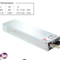 明纬1600W单组输出电源供应器   RSP-1600-12   直流电压12V